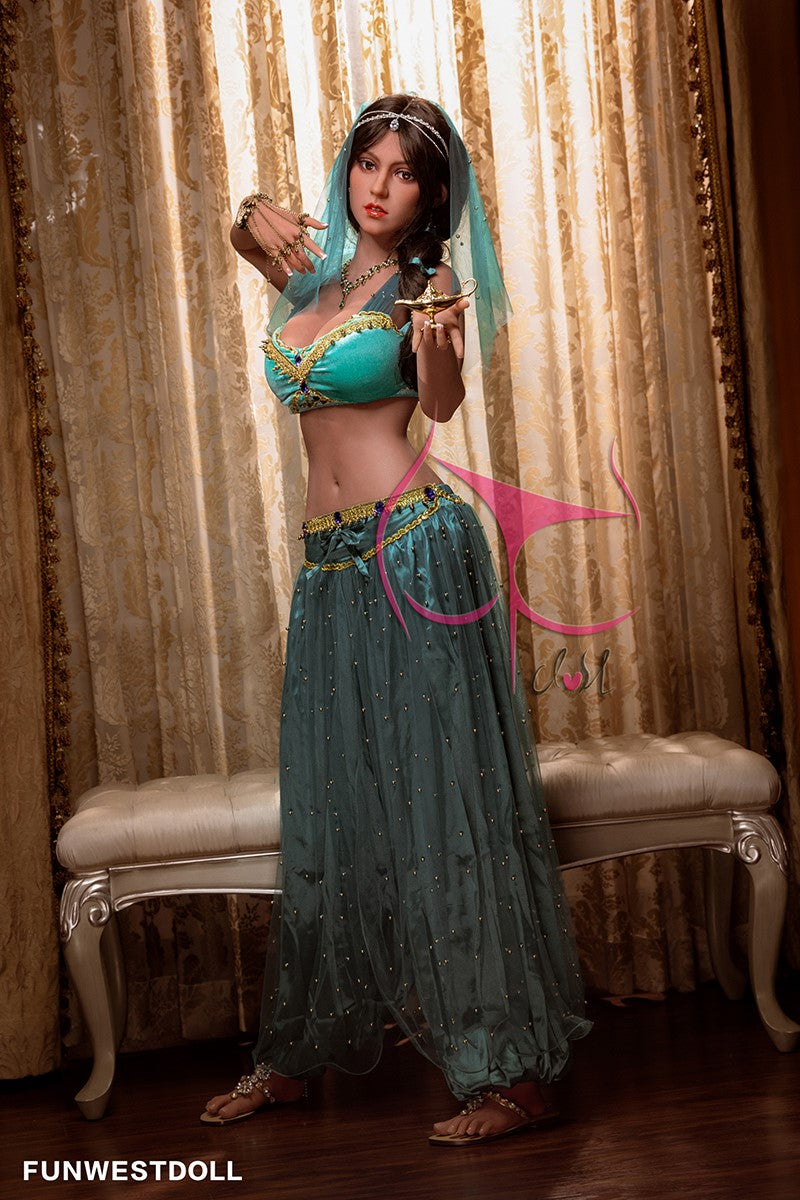 Jasmiini seksinukke (FunWest Doll 162 cm f-cup #027 TPE)
