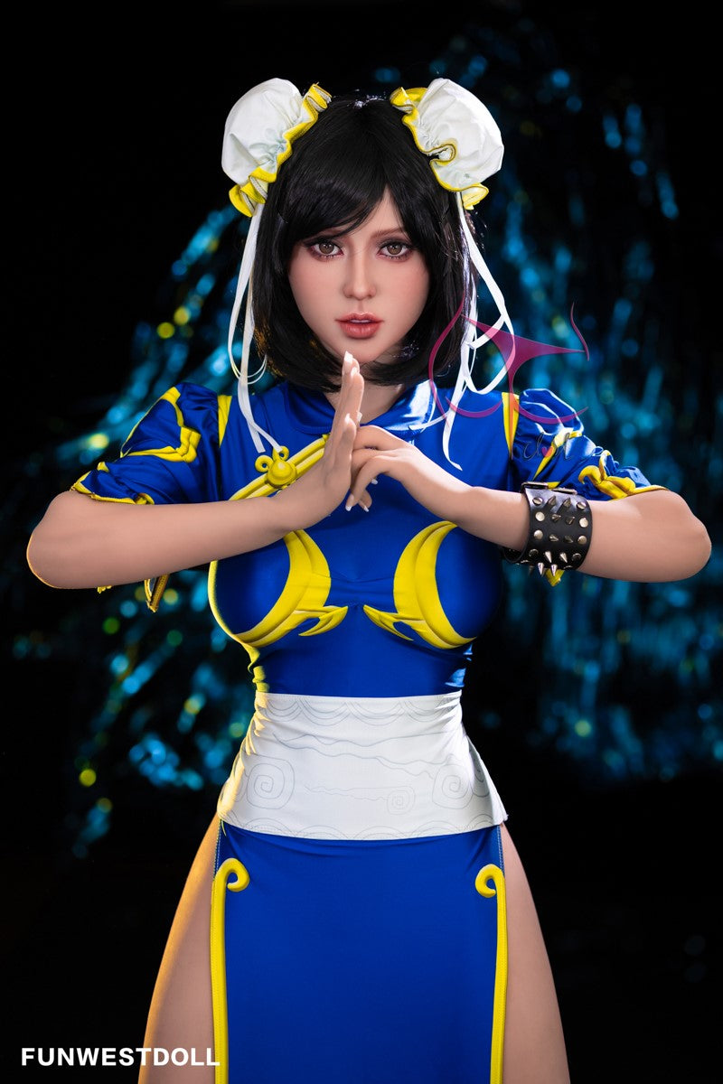 Chun li seksinukke (FunWest Doll 155 cm f-cup #032 TPE)
