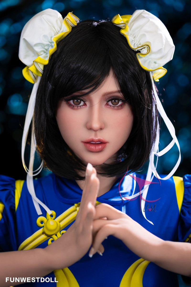 Chun li seksinukke (FunWest Doll 155 cm f-cup #032 TPE)