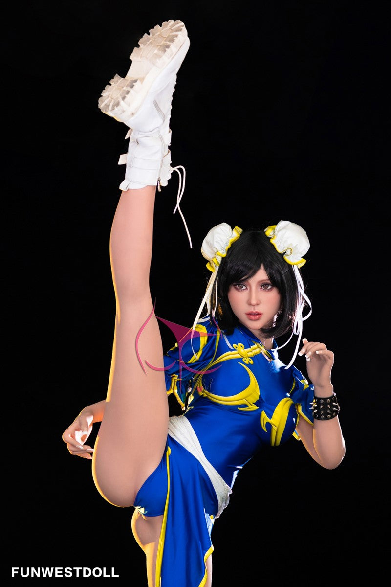 Chun li seksinukke (FunWest Doll 155 cm f-cup #032 TPE)