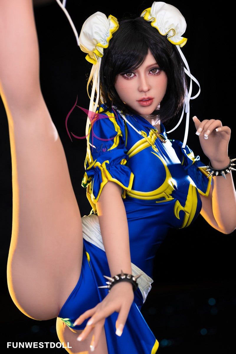 Chun li seksinukke (FunWest Doll 155 cm f-cup #032 TPE)