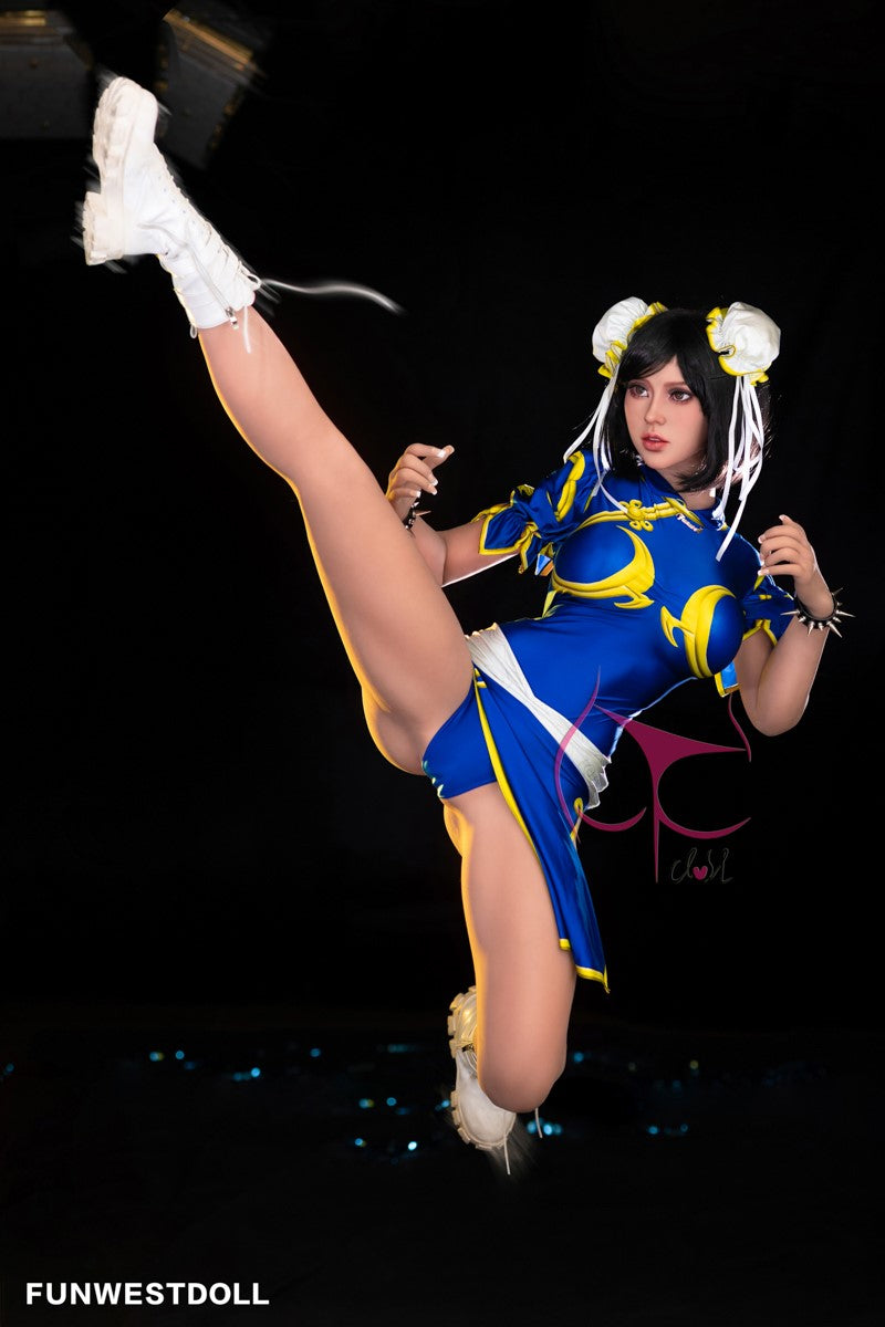 Chun li seksinukke (FunWest Doll 155 cm f-cup #032 TPE)