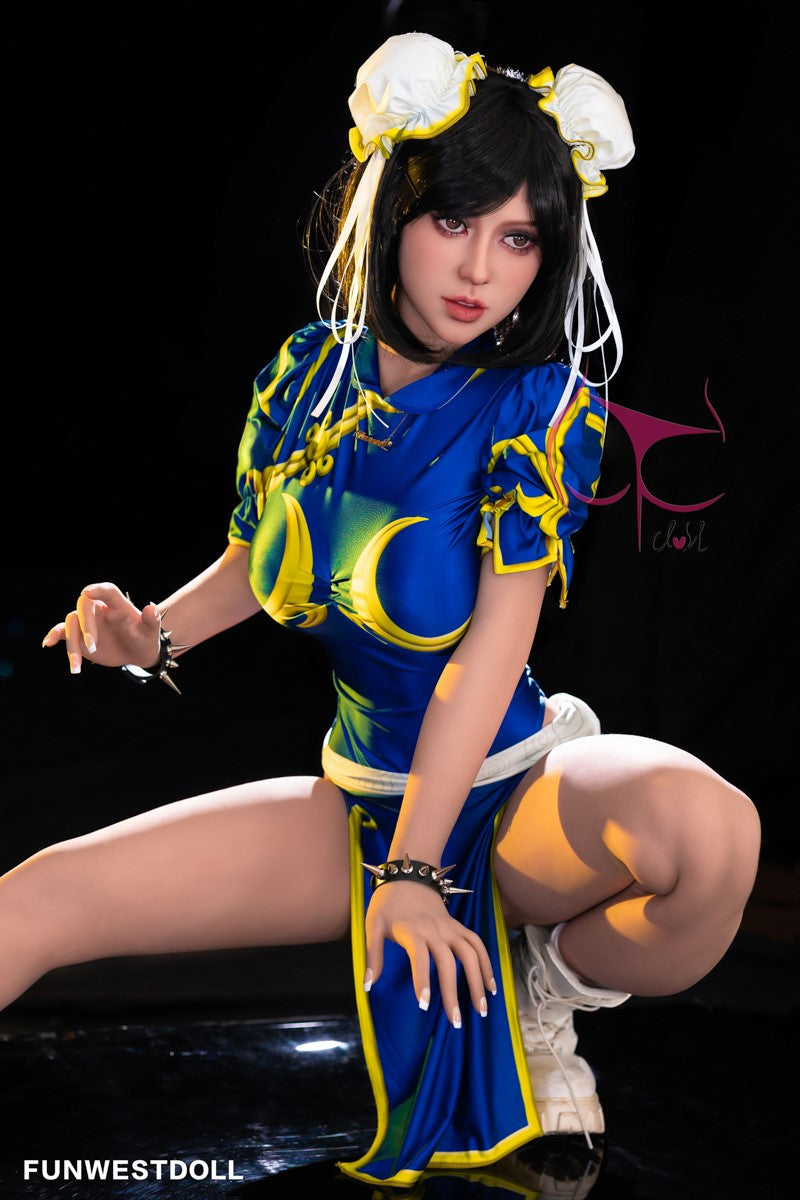 Chun li seksinukke (FunWest Doll 155 cm f-cup #032 TPE)