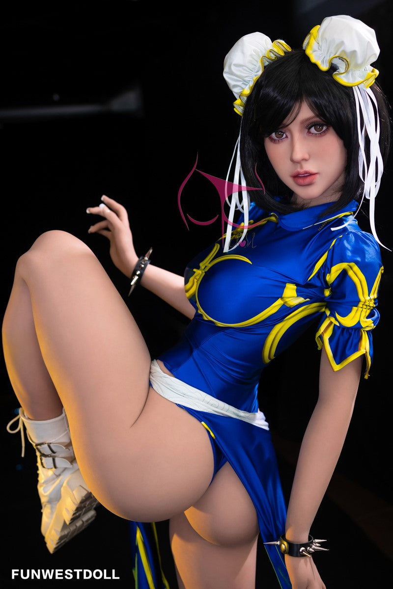 Chun li seksinukke (FunWest Doll 155 cm f-cup #032 TPE)