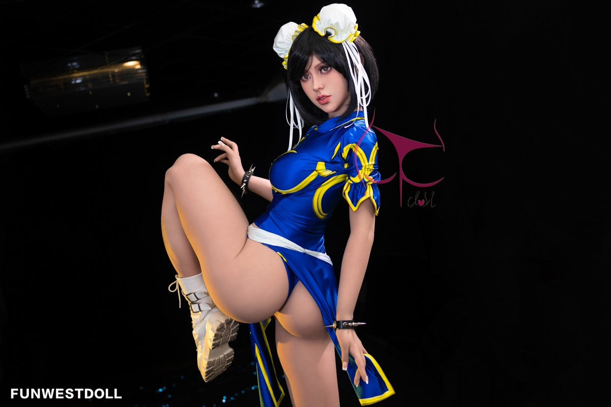 Chun li seksinukke (FunWest Doll 155 cm f-cup #032 TPE)