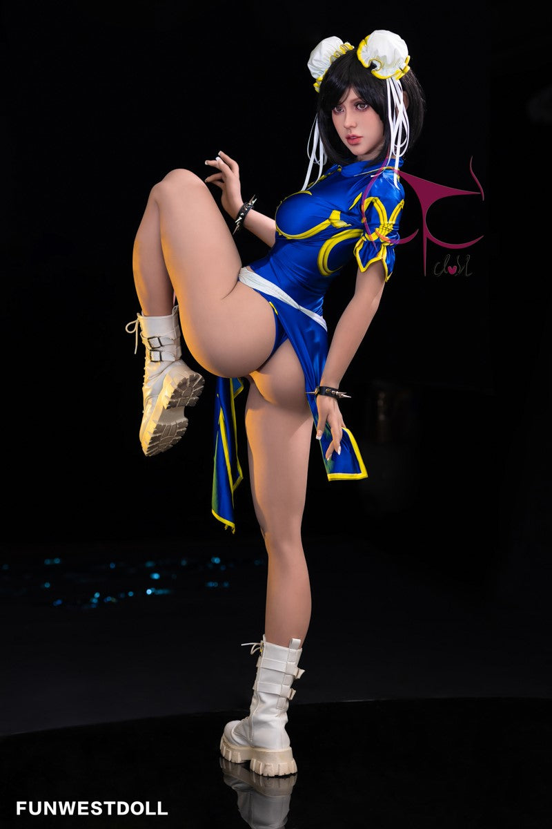 Chun li seksinukke (FunWest Doll 155 cm f-cup #032 TPE)