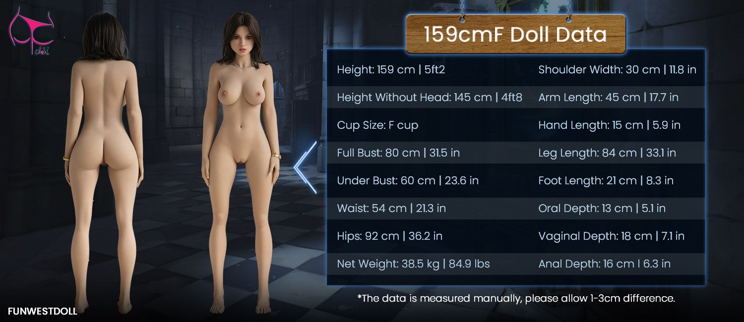 Lyra Sexdocka (FunWest Doll 159cm F-Kupa #054 TPE)