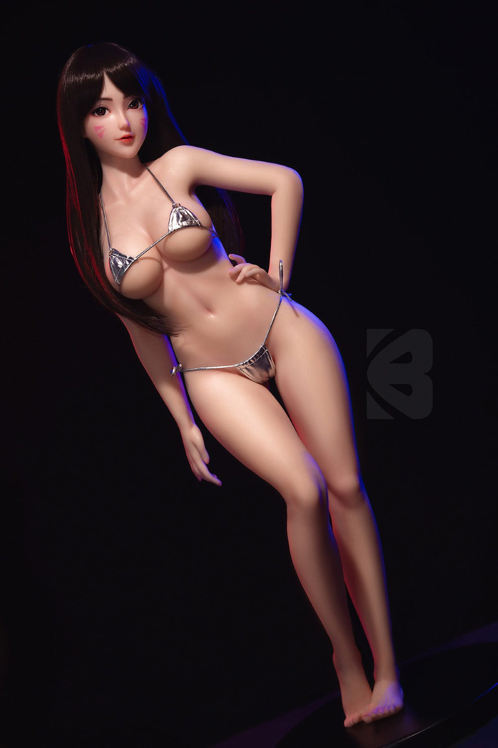 D.va seksinukke (BC-Doll 76 cm E-cup G01B silikoni)
