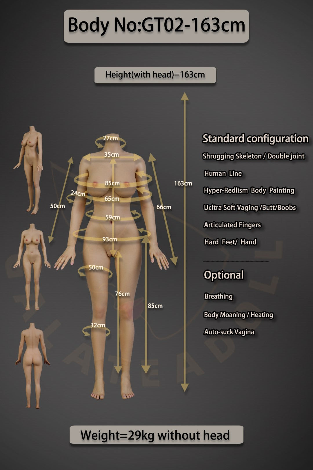 Nevada Sex doll (Galatea Doll 163cm d-cup #052 silicone)
