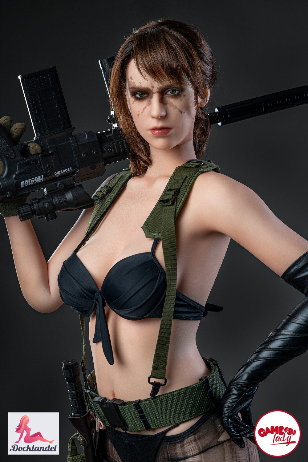 Hiljainen seksinukke (Game Lady 168cm E-cup Nro 13 silikoni)