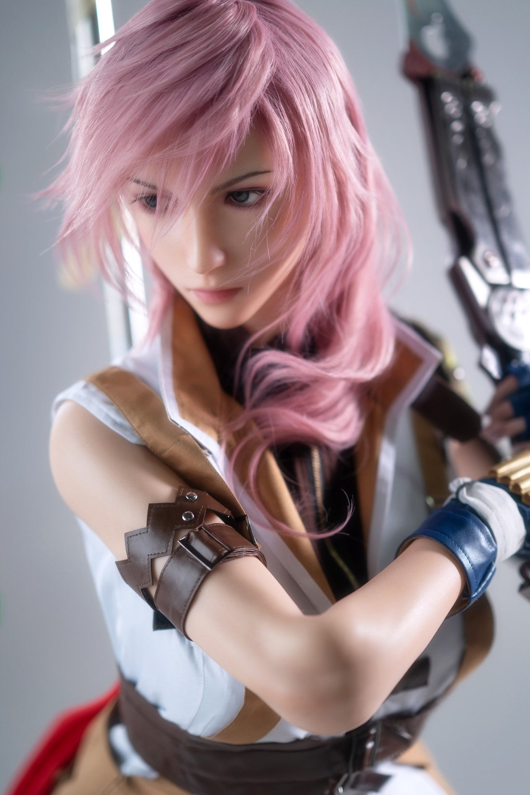 Lightning seksinukke (Game Lady 171 cm G-cup No.19 silikoni)