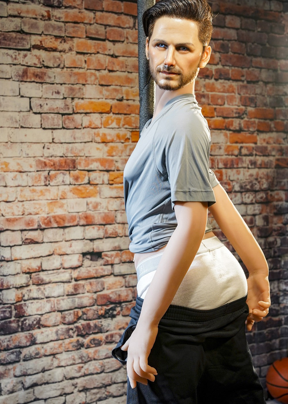 Manlig Sexdocka David (HRDoll 167cm #49 TPE+Silikon)