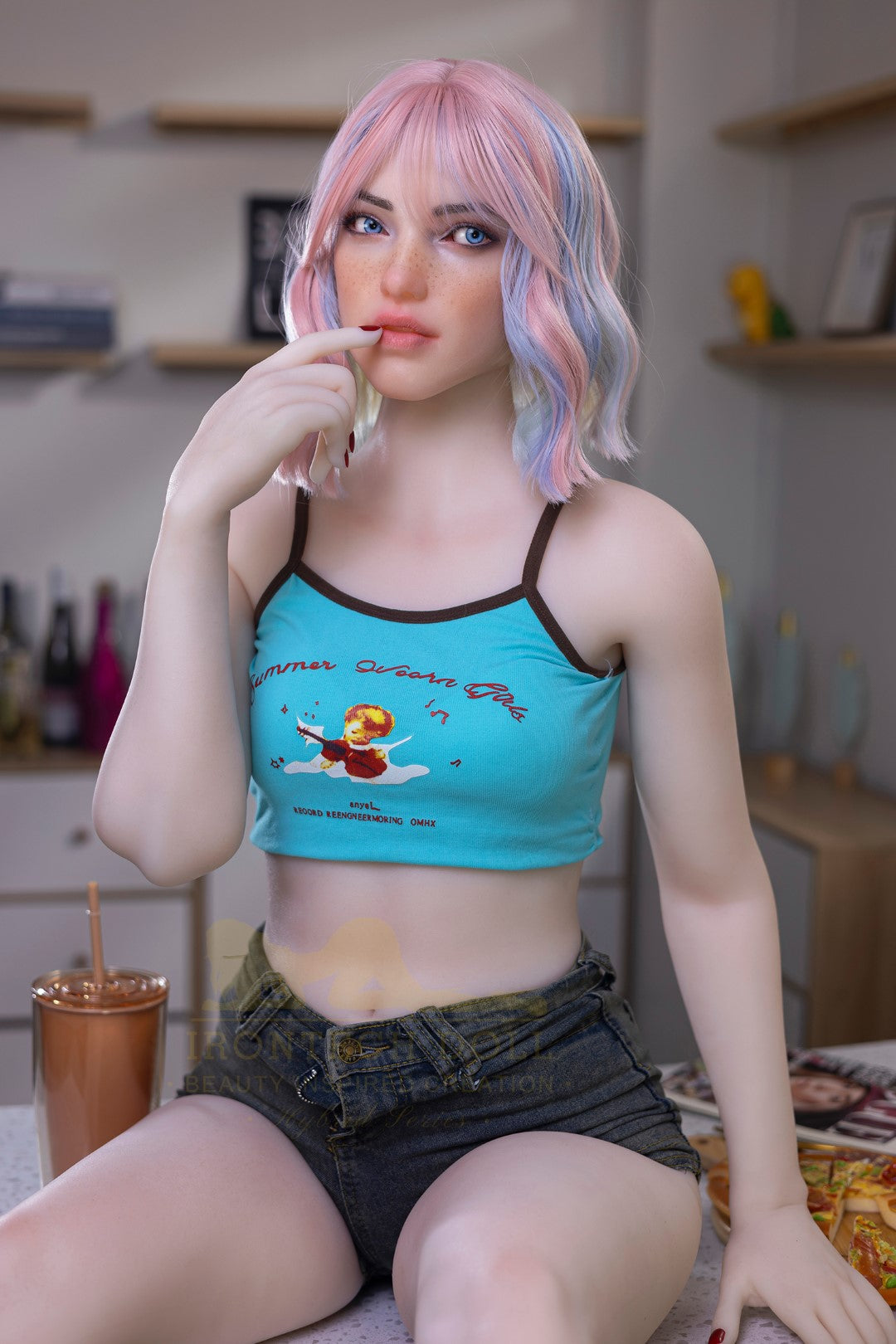 Heidi seksinukke (Irontech Doll 162 cm A-cup S46 TPE+silikoni)