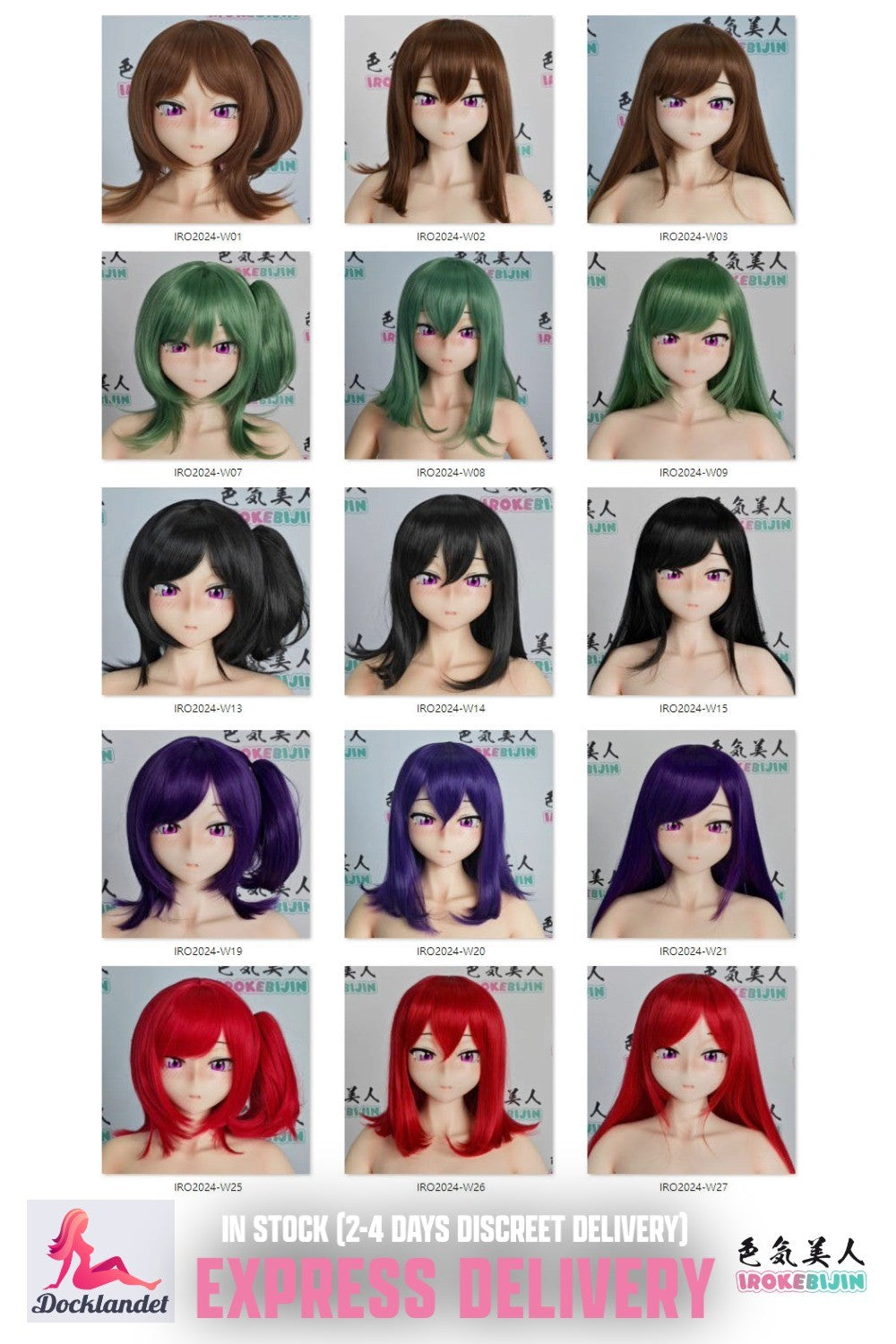 Anime Peruk (Irokebijin Original) EXPRESS