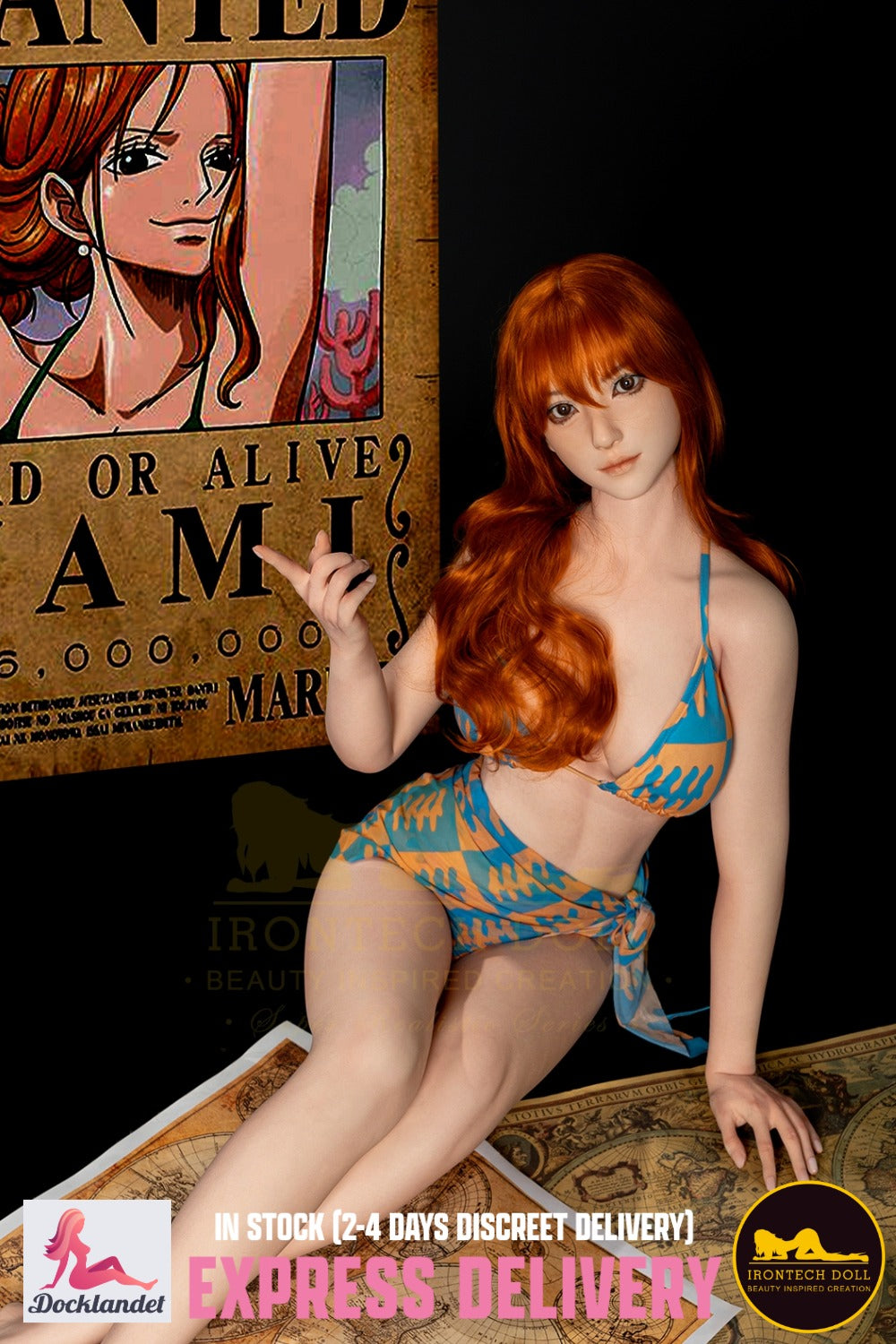 Nami seksinukke (Irontech Doll 166 cm c-cup S32 silikoni) EXPRESS