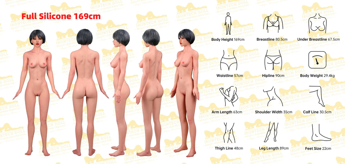 Layla Sexdocka (Irontech Doll 169cm C-kupa S39 Silikon) EXPRESS