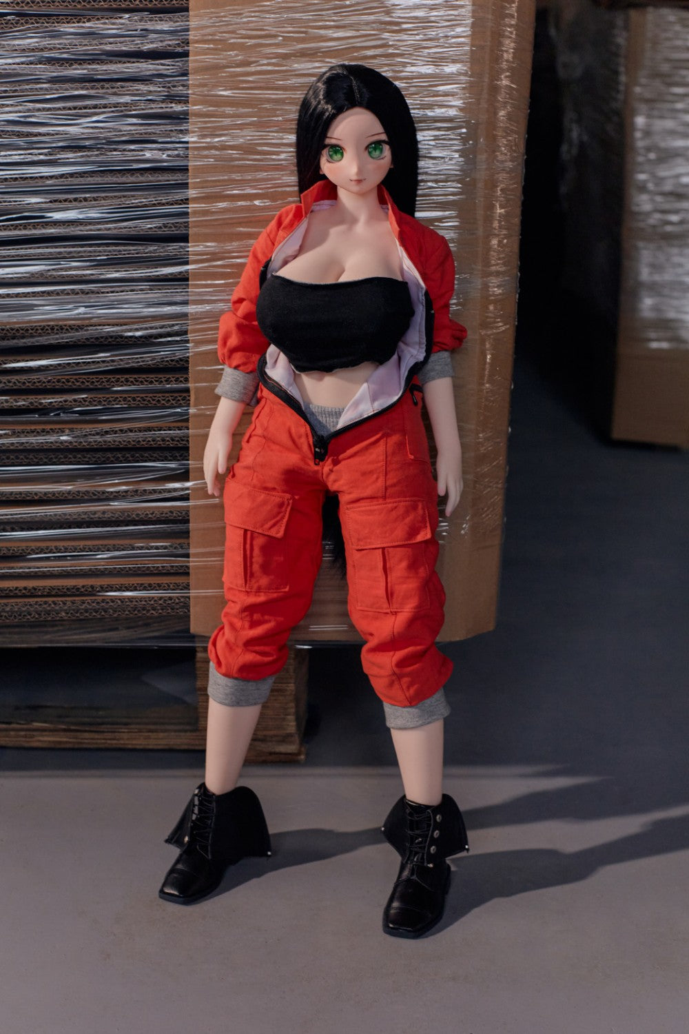 Rina seksinukke (Climax Doll Mini 60cm G-cup silikoni)