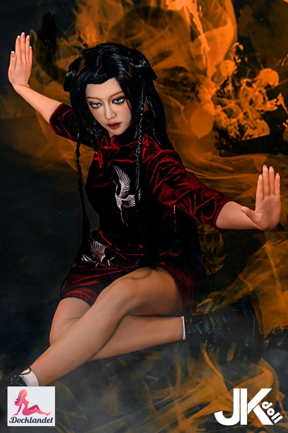 Ku Fung tyttö seksinukke (JK-Doll 160 cm D-cup JK1 TPE)