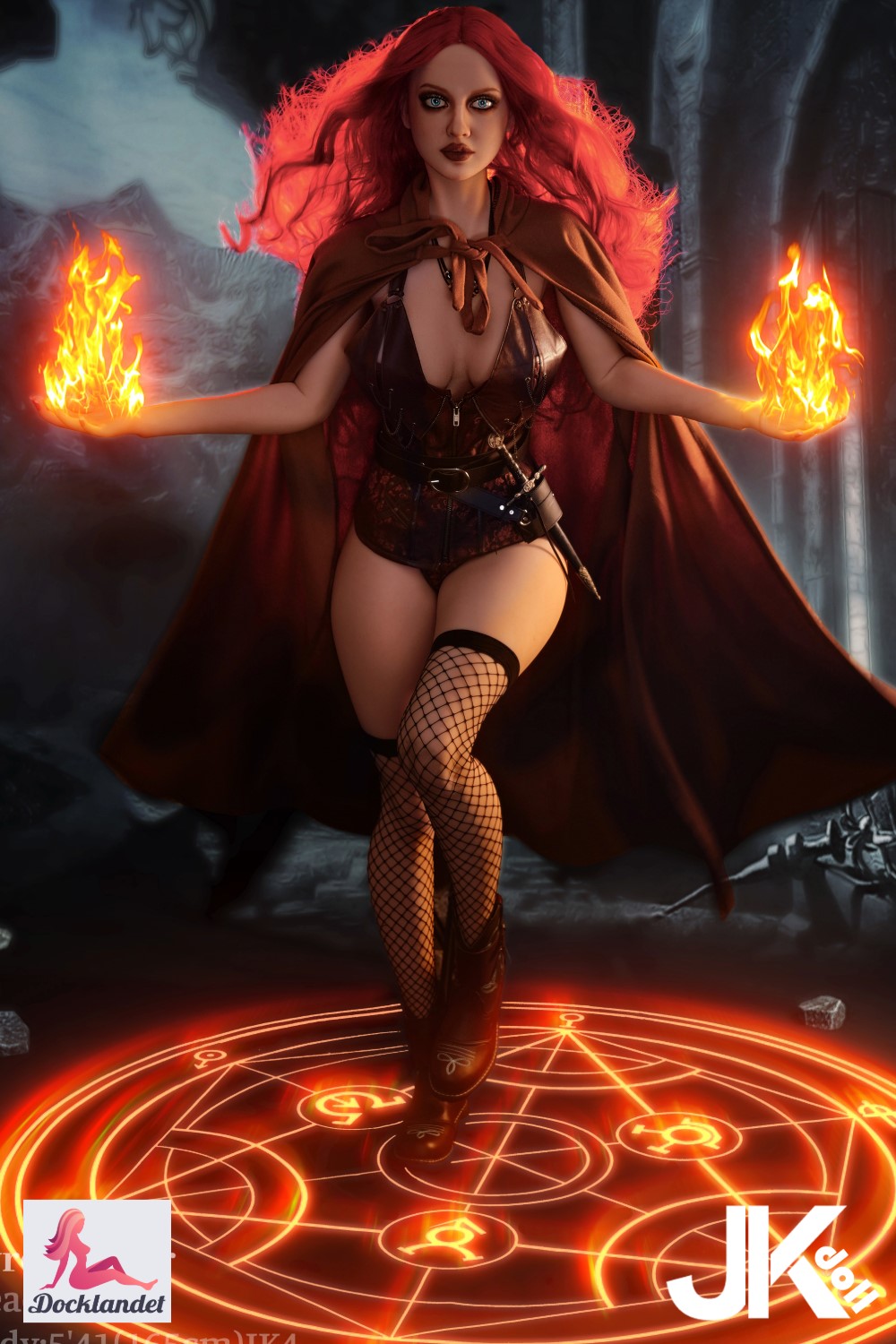Pyromancer Sexdocka (JK-Doll 165cm D-Kupa JK2 TPE)
