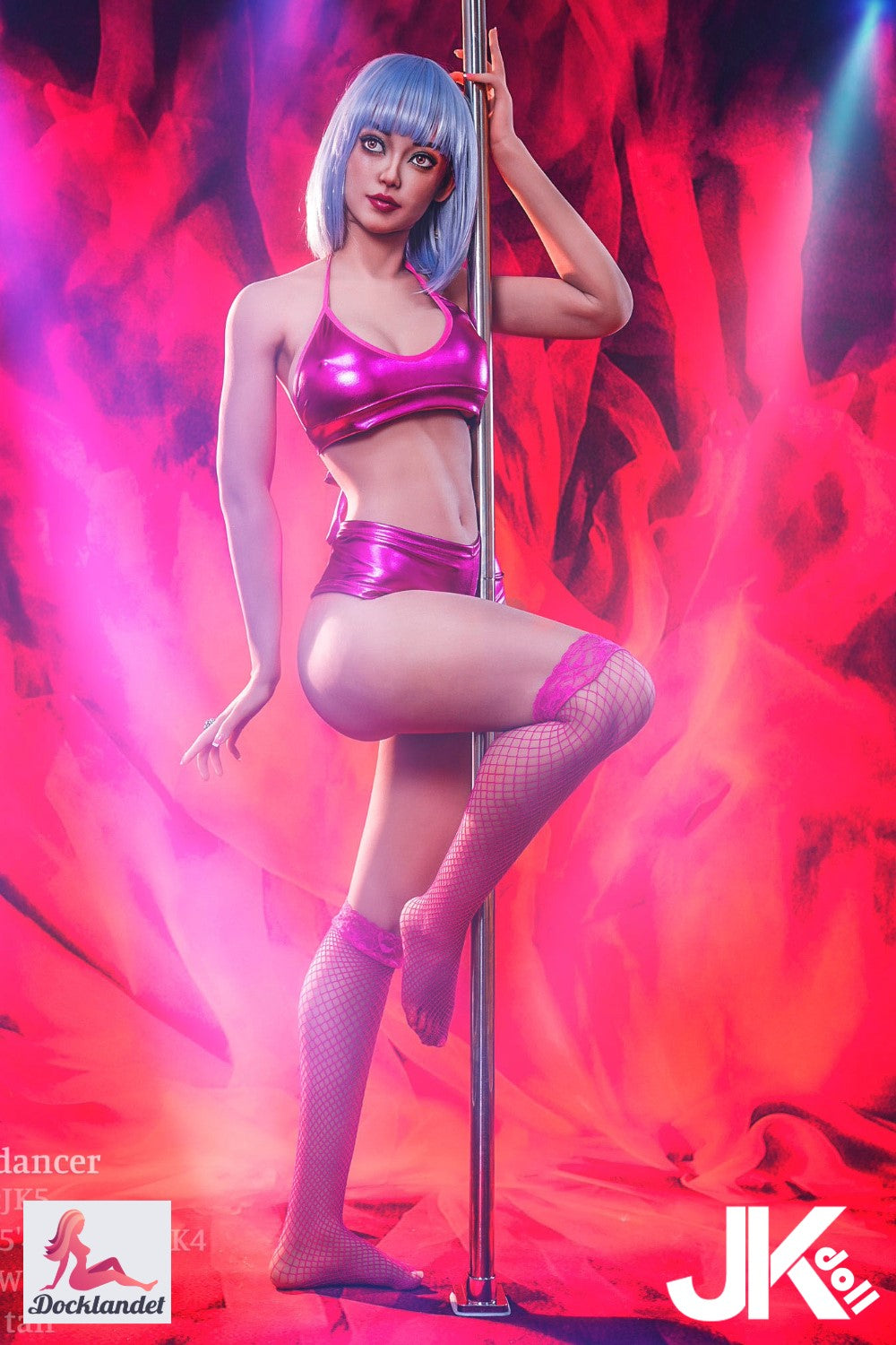 Pole Dancer Sexdocka (JK-Doll 165cm D-Kupa JK5 TPE)