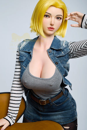 Joline Android 18 Sex Doll (Irontech Doll 159 cm G-CUP S41-silikoni)