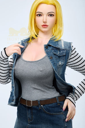 Joline Android 18 Sex Doll (Irontech Doll 159 cm G-cup S41 silikoni)