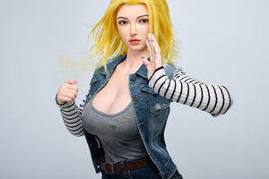 Joline Android 18 Sex Doll (Irontech Doll 159 cm G-CUP S41-silikoni)