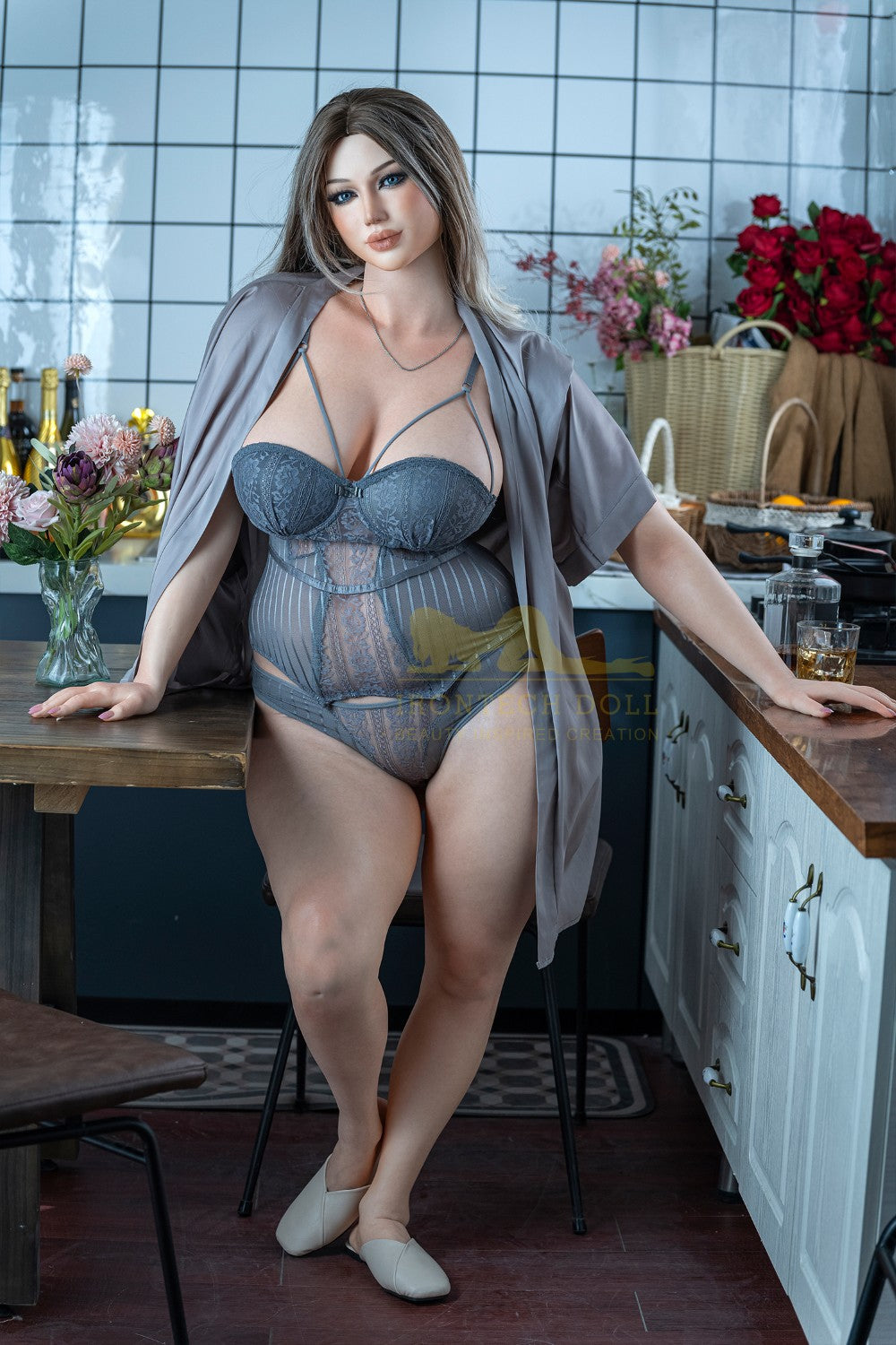 Celine seksinukke (Irontech Doll 162 cm f-cup S13 silikoni)