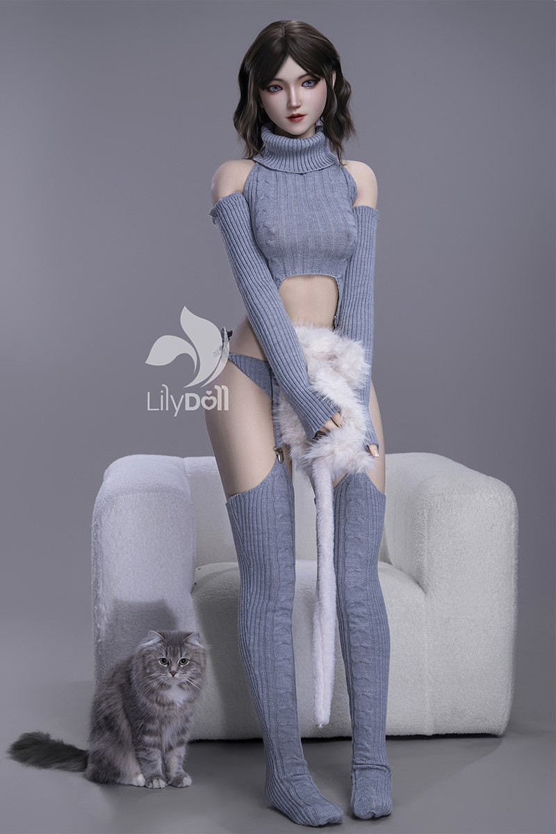 Freya-D seksinukke (LilyDoll 159 cm B-cup #LD019 TPE+silikoni