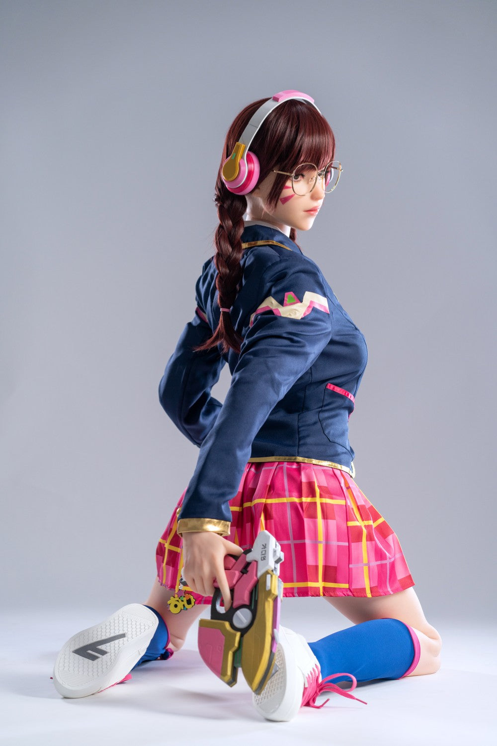 D.Va Hana Song seksinukke (Game Lady 166cm E-cup Nro 23 silikoni)