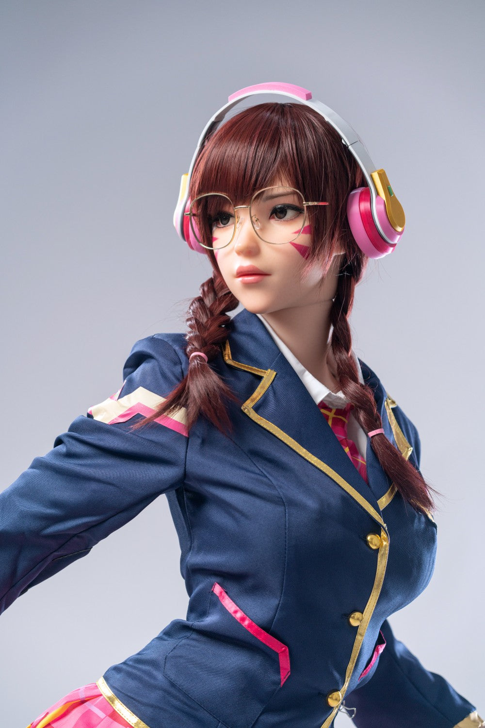 D.Va Hana Song seksinukke (Game Lady 166cm E-cup Nro 23 silikoni)