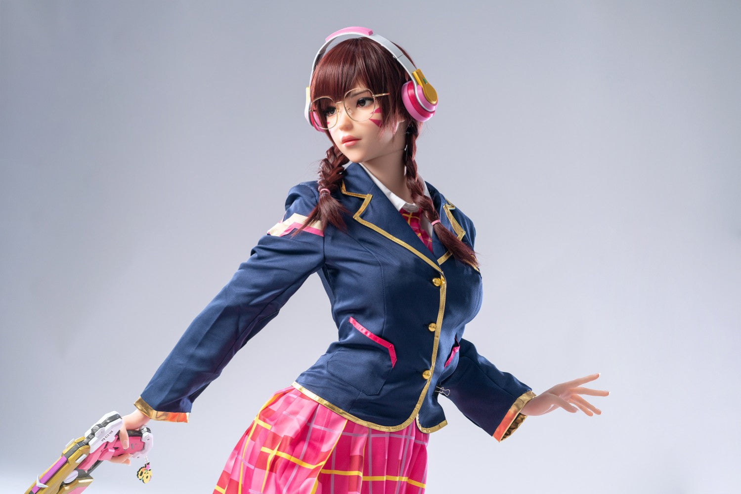 D.Va Hana Song seksinukke (Game Lady 166cm E-cup Nro 23 silikoni)