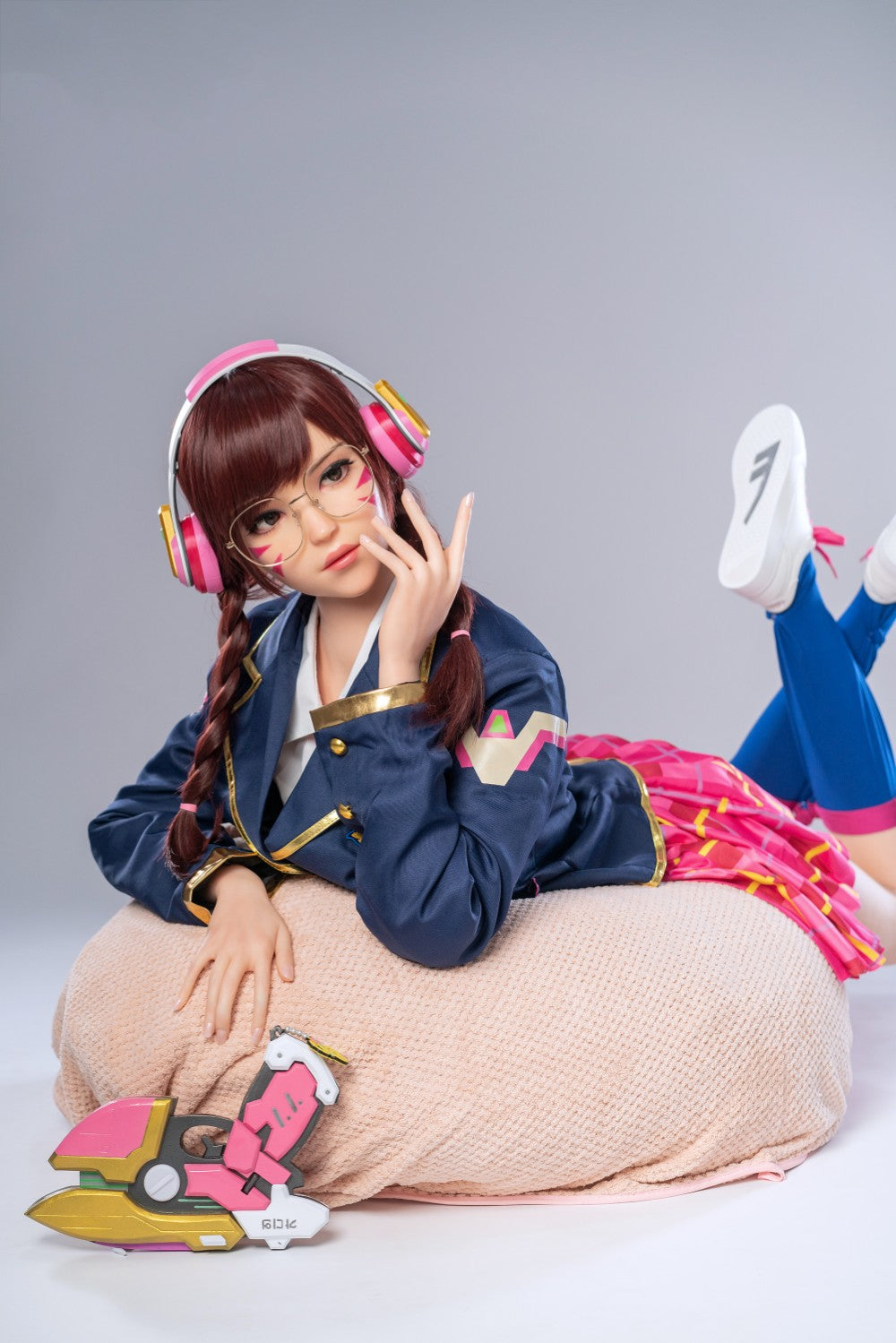 D.Va Hana Song seksinukke (Game Lady 166cm E-cup Nro 23 silikoni)