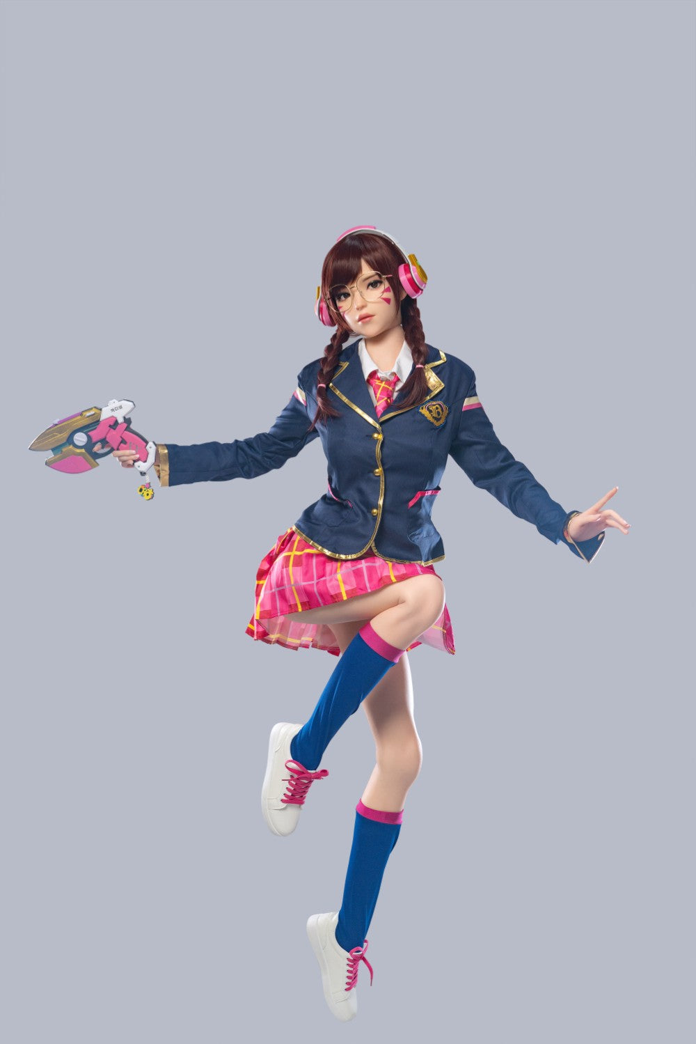 D.Va Hana Song seksinukke (Game Lady 166cm E-cup Nro 23 silikoni)