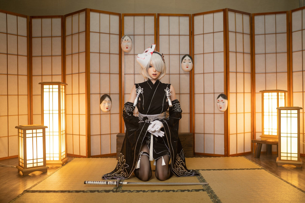 Yorha 2B seksinukke (Game Lady 171cm E-cup Nro 24 silikoni)