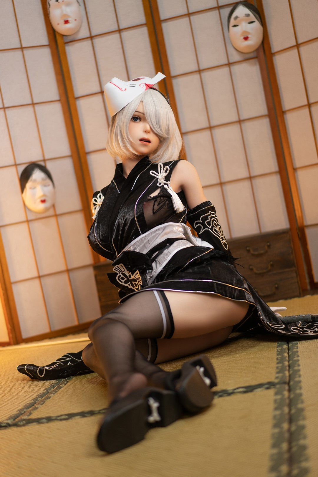 Yorha 2B seksinukke (Game Lady 171cm E-cup Nro 24 silikoni)