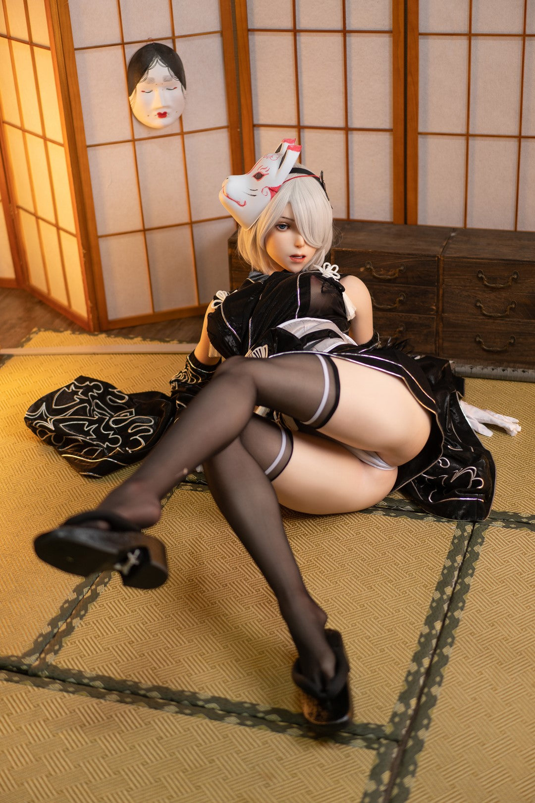 Yorha 2B seksinukke (Game Lady 171cm E-cup Nro 24 silikoni)