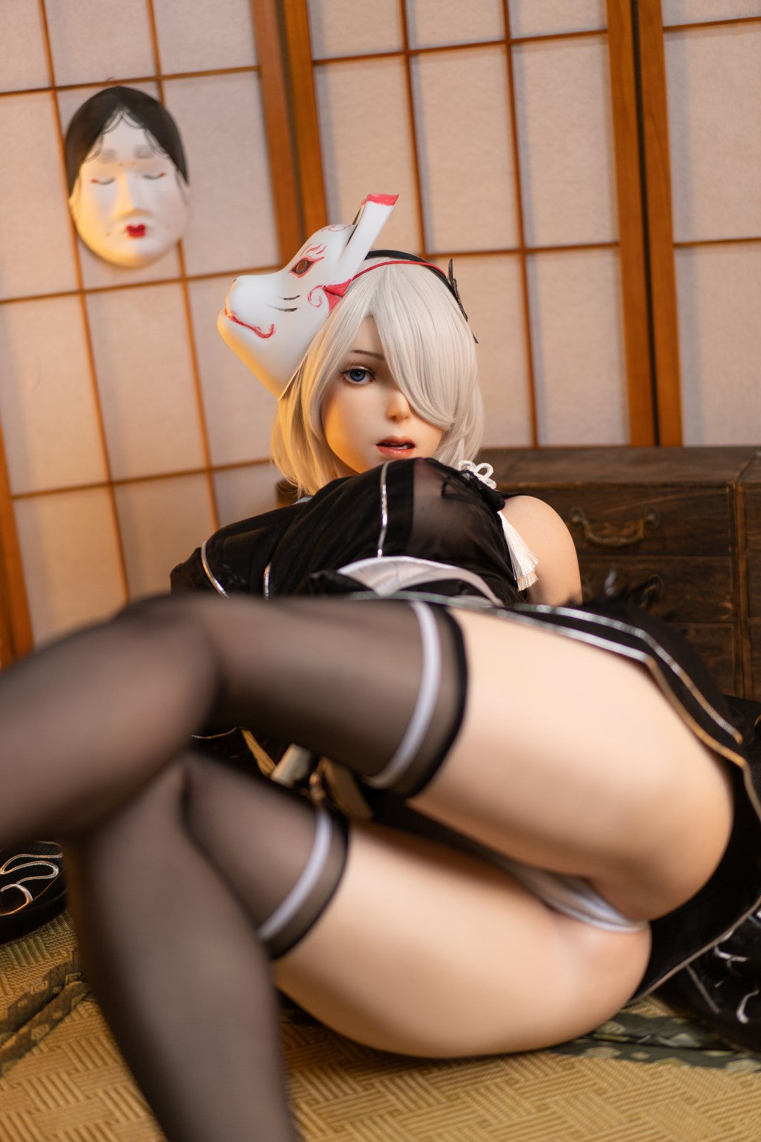Yorha 2B seksinukke (Game Lady 171cm E-cup Nro 24 silikoni)
