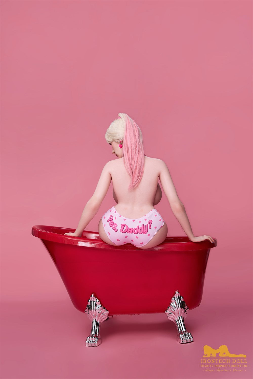 Lottie Shemale seksinukke (Irontech Doll 162cm J-cup P25 silikoni)