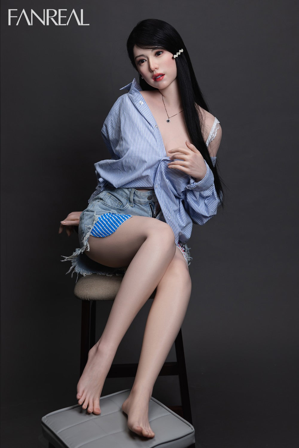 Kimmy Sexdocka (FanReal Doll 155cm F-kupa RST Silikon)
