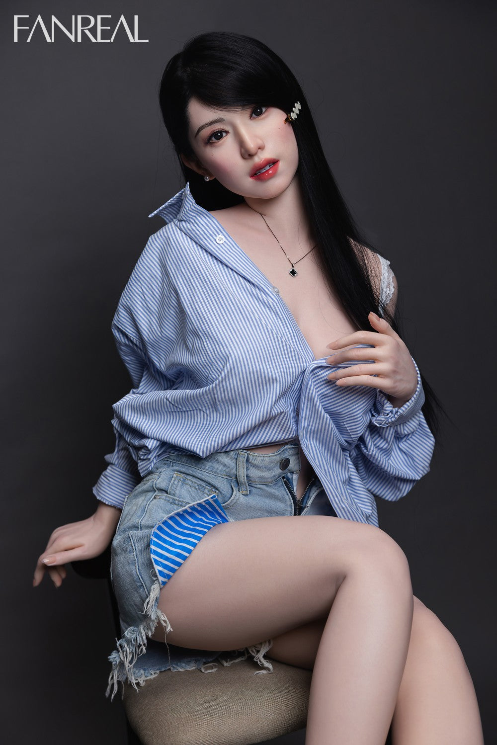 Kimmy Sexdocka (FanReal Doll 155cm F-kupa RST Silikon)