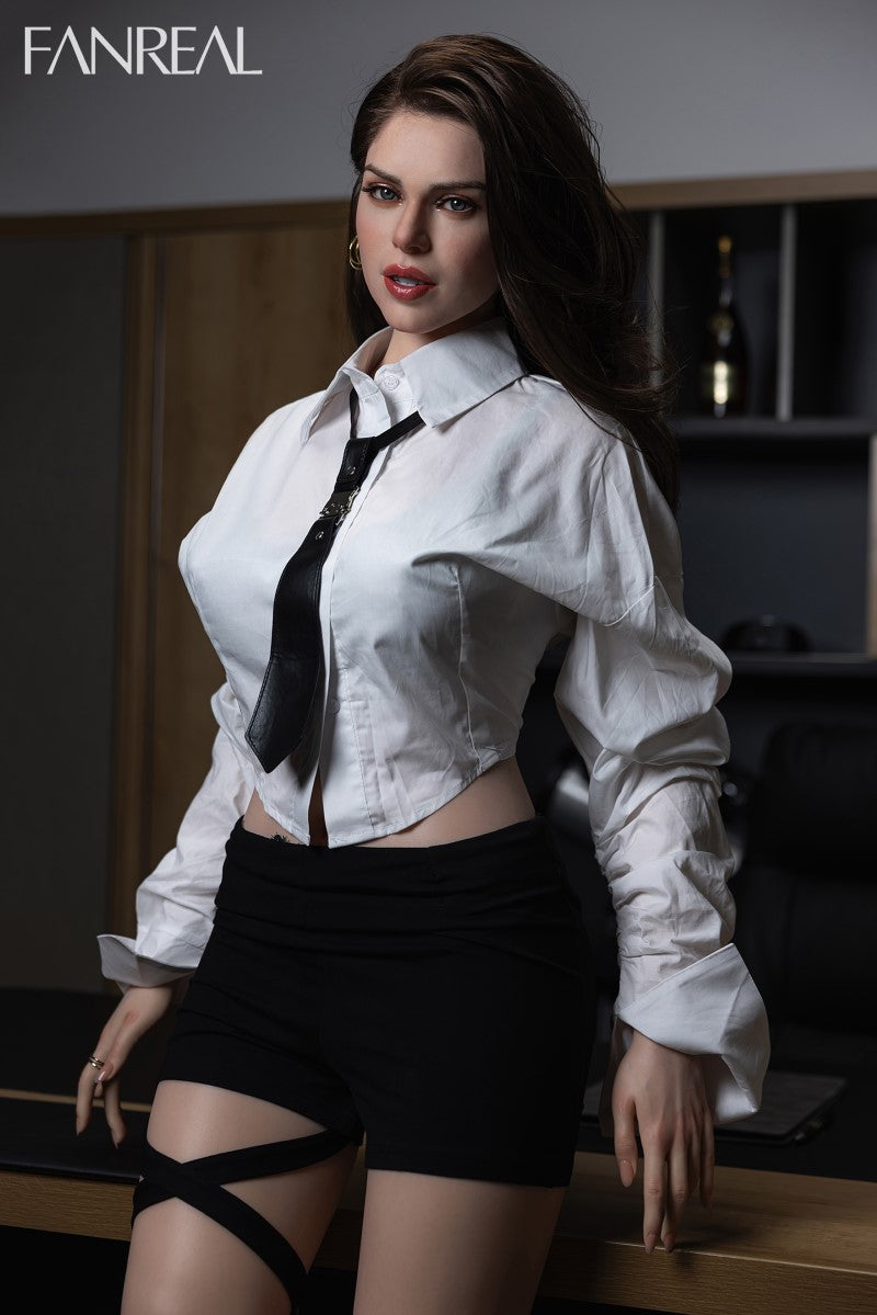 Gina Sexdocka (FanReal Doll 170cm D-kupa Silikon)
