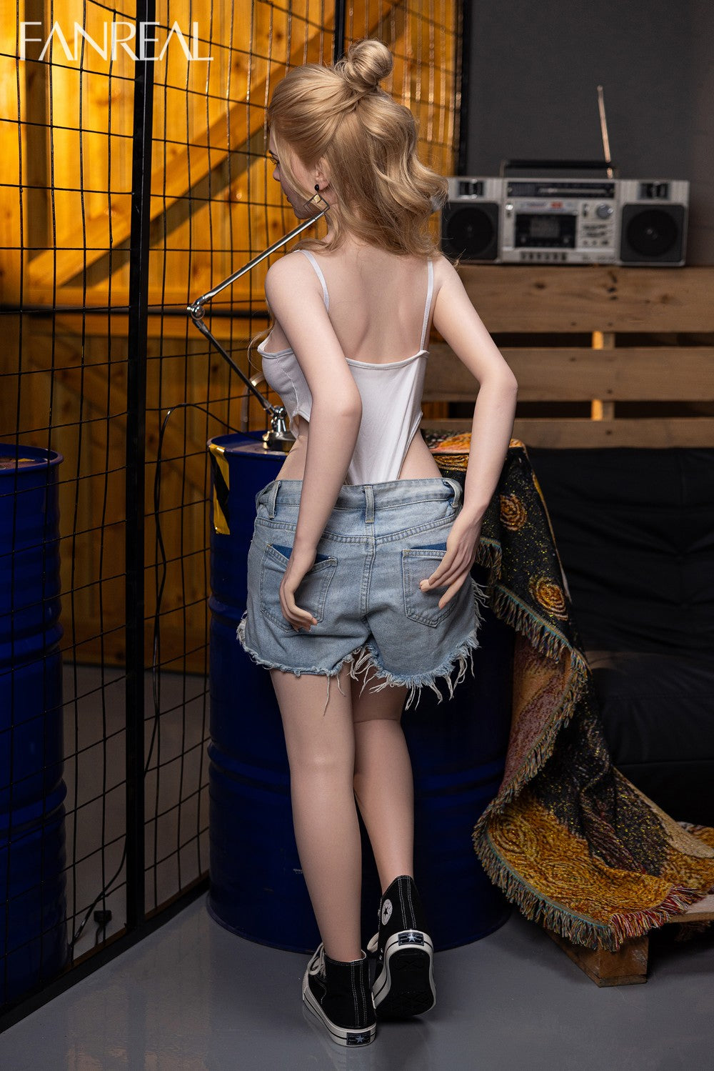 Gina Sexdocka (FanReal Doll 155cm F-kupa RST Silikon)