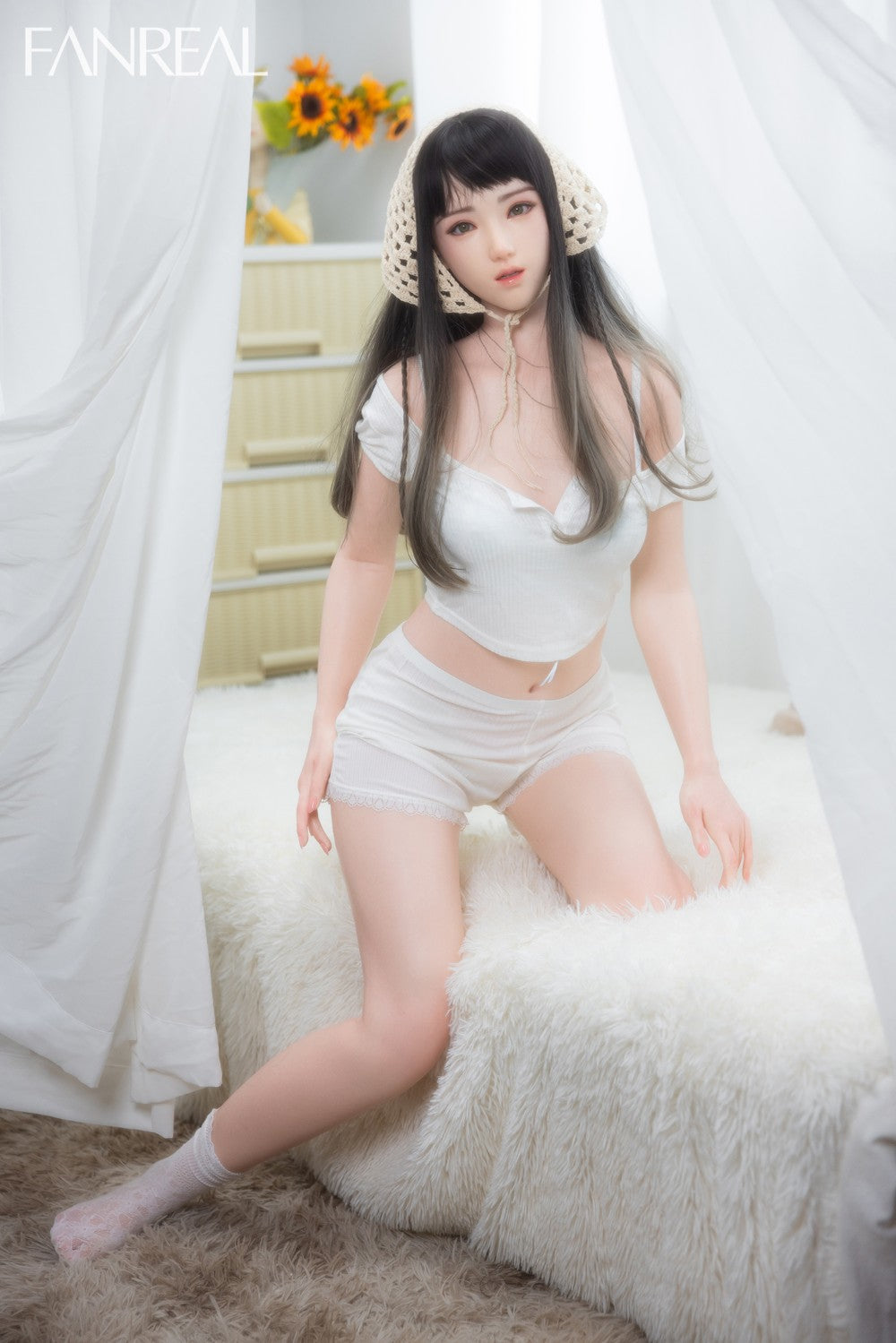 Jia seksinukke (FanReal Doll 158 cm B-cup silikoni)