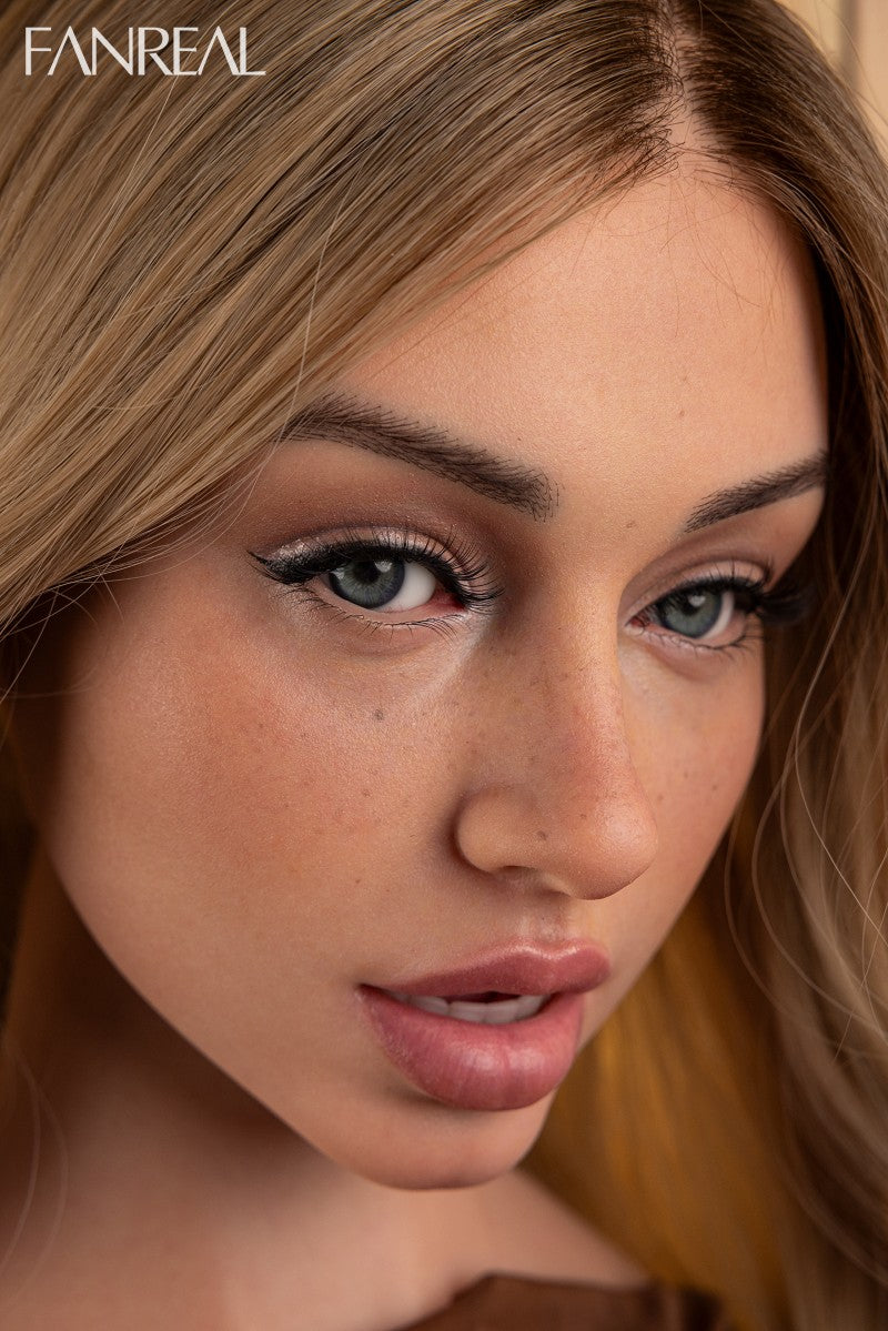 Lila Torso Sexdocka (FanReal Doll 95cm G-kupa Silikon)