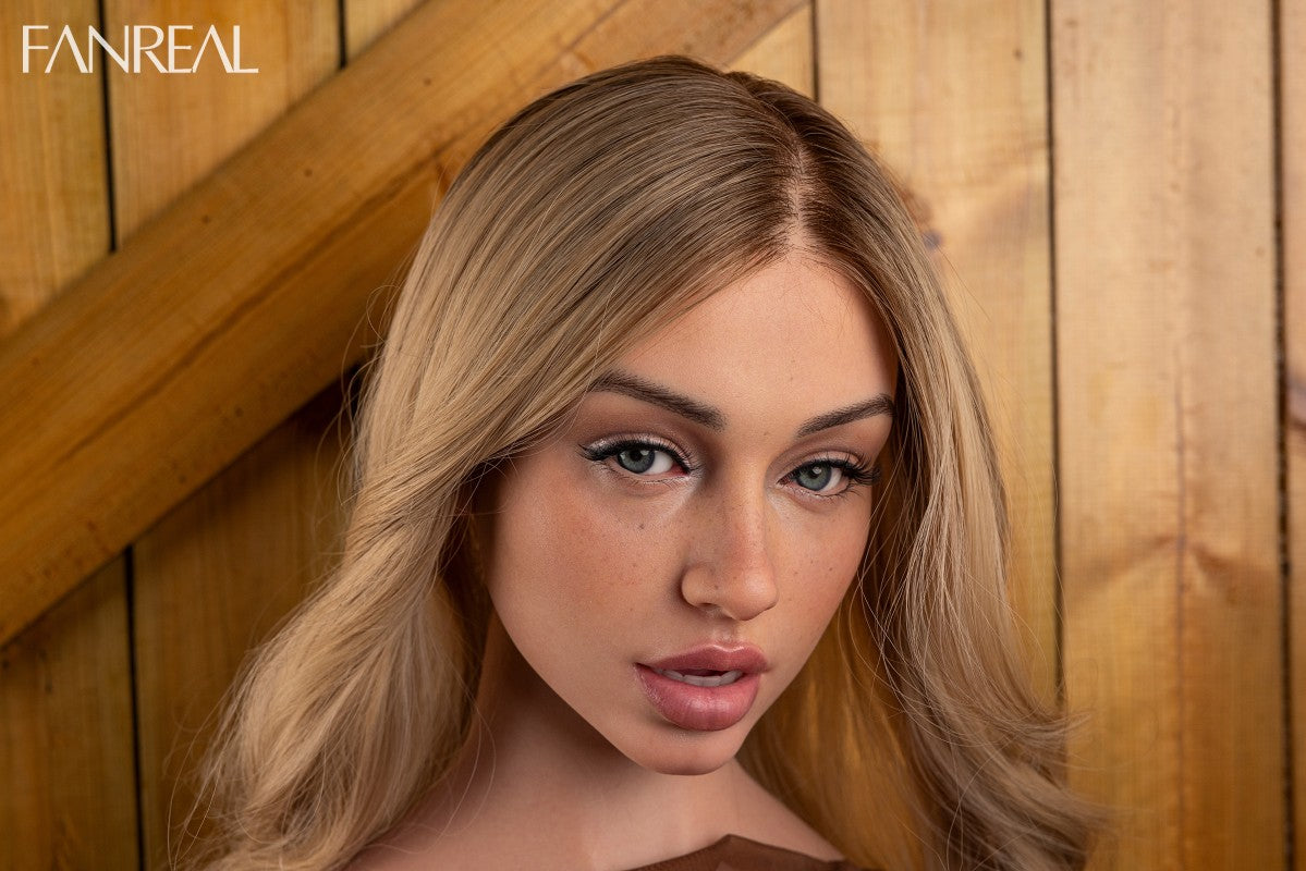 Lila Torso Sexdocka (FanReal Doll 95cm G-kupa Silikon)