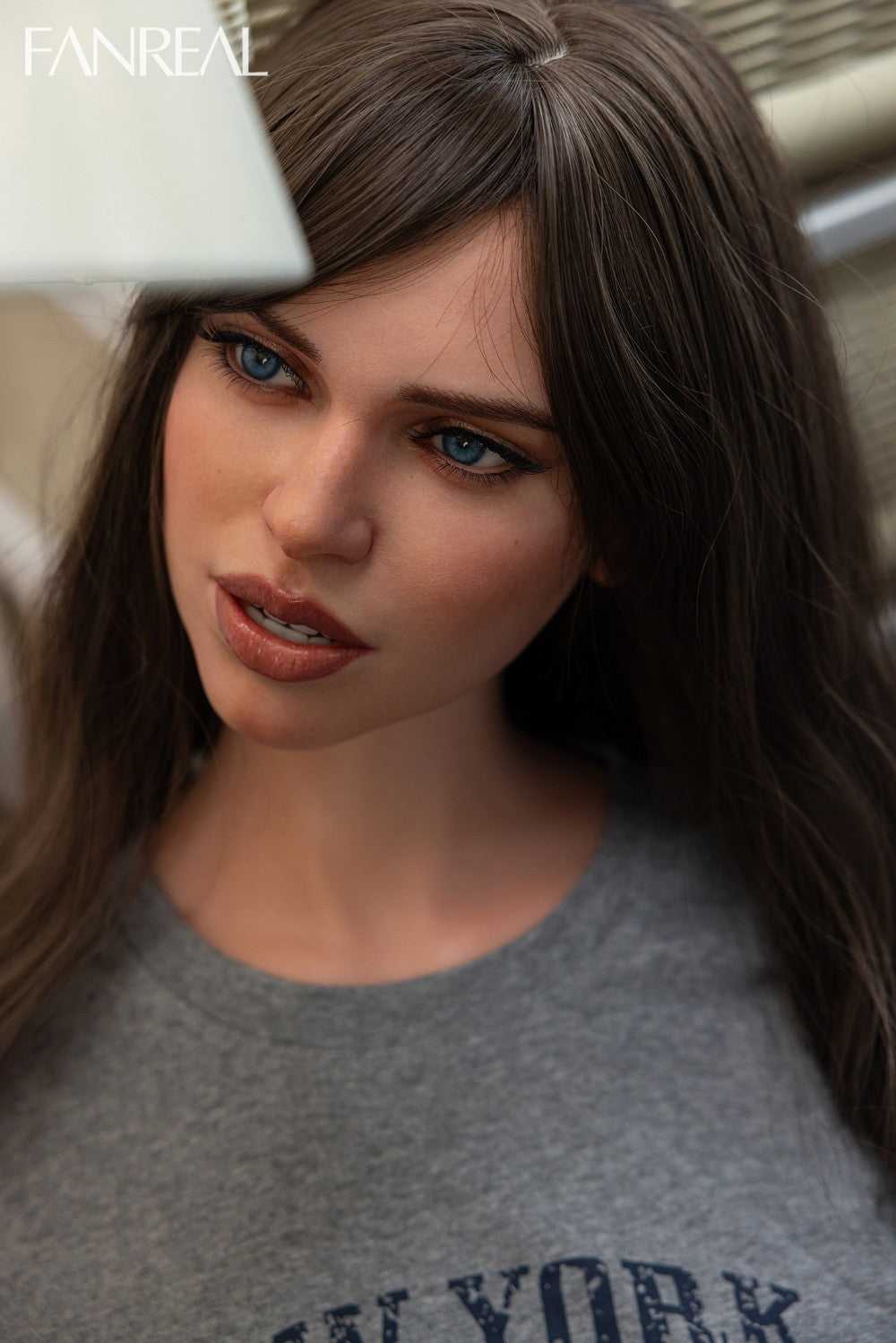 Gina Torso Sexdocka (FanReal Doll 95cm G-kupa Silikon)