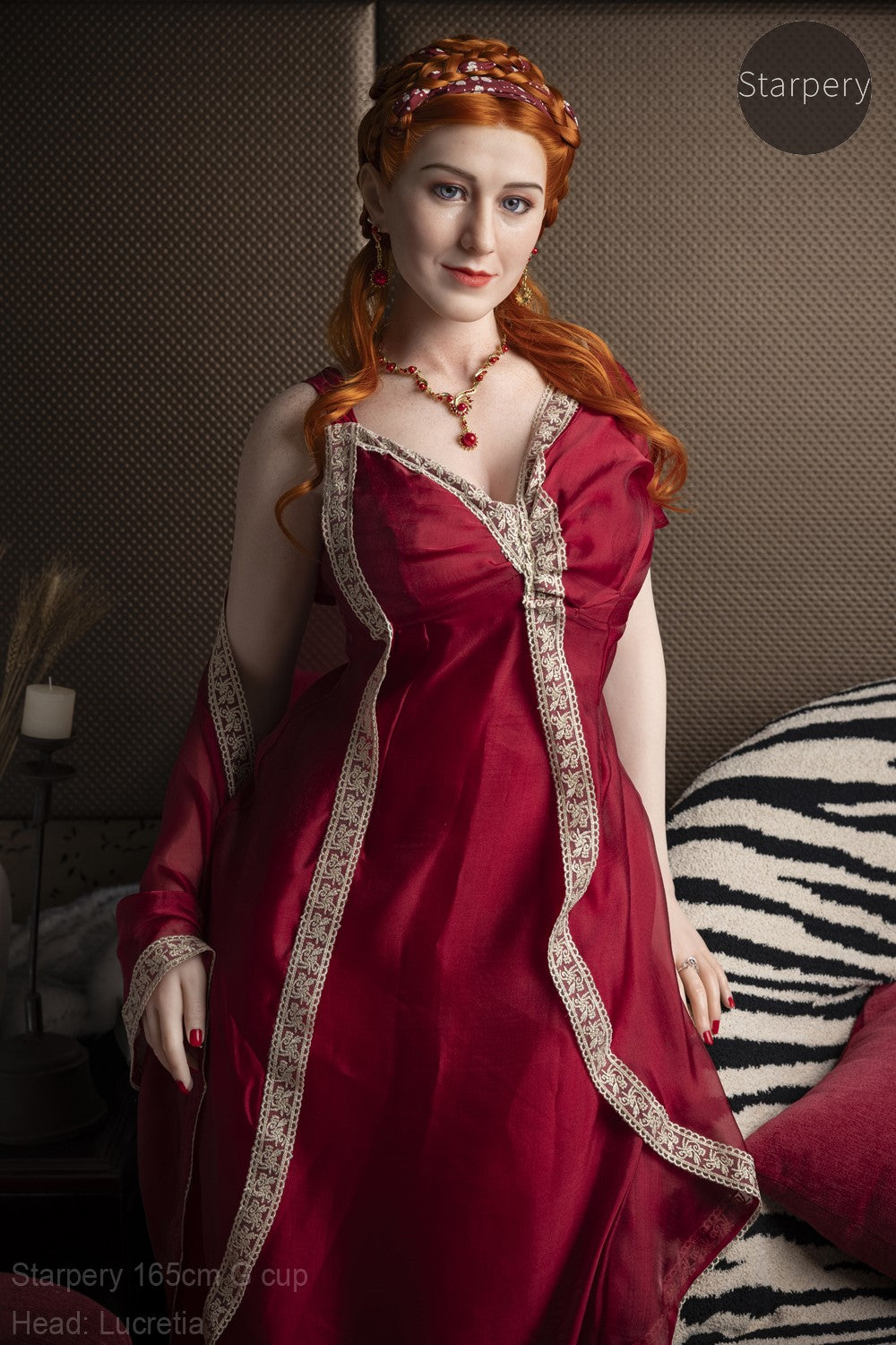 Lucretia seksinukke (Starpery 165 cm G-cup TPE+silikoni)