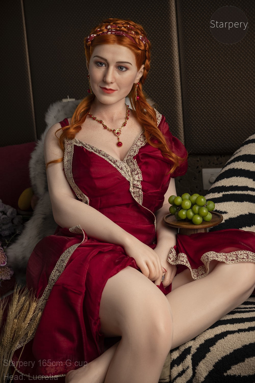 Lucretia seksinukke (Starpery 165 cm G-cup TPE+silikoni)