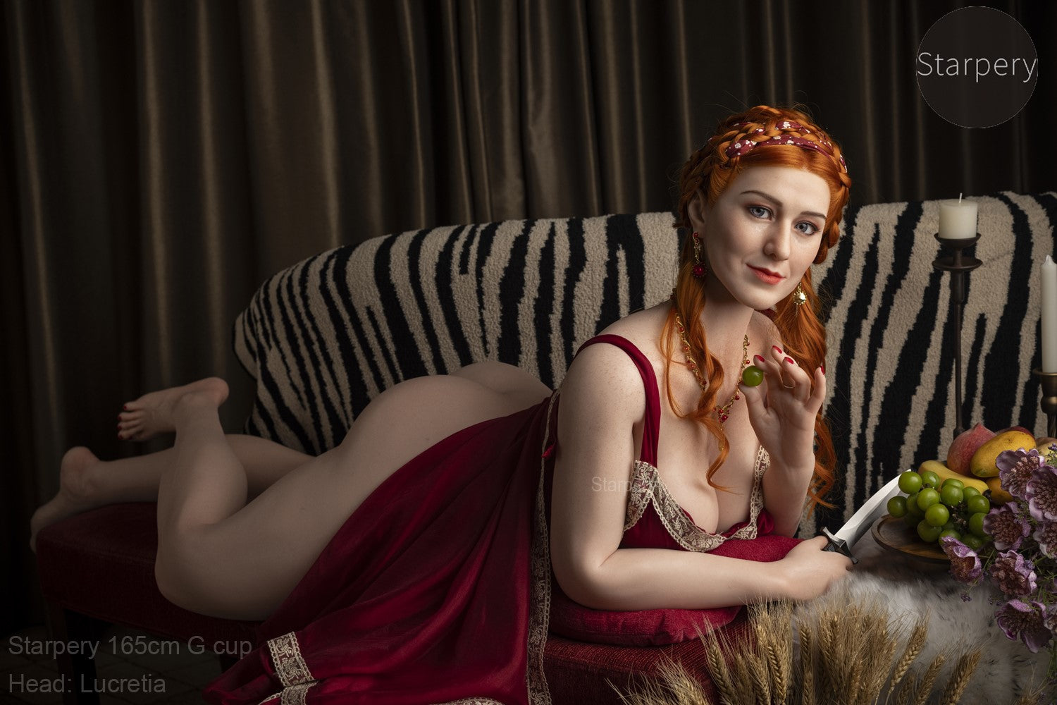 Lucretia seksinukke (Starpery 165 cm G-cup TPE+silikoni)